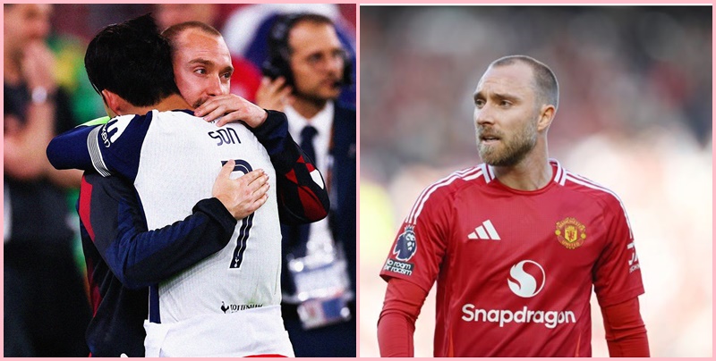 Christian Eriksen và đôi mắt ậng nước đầy suy tư.
