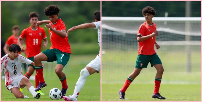 Con trai Ronaldo gây sốt, tiến gần việc khoác áo M.U